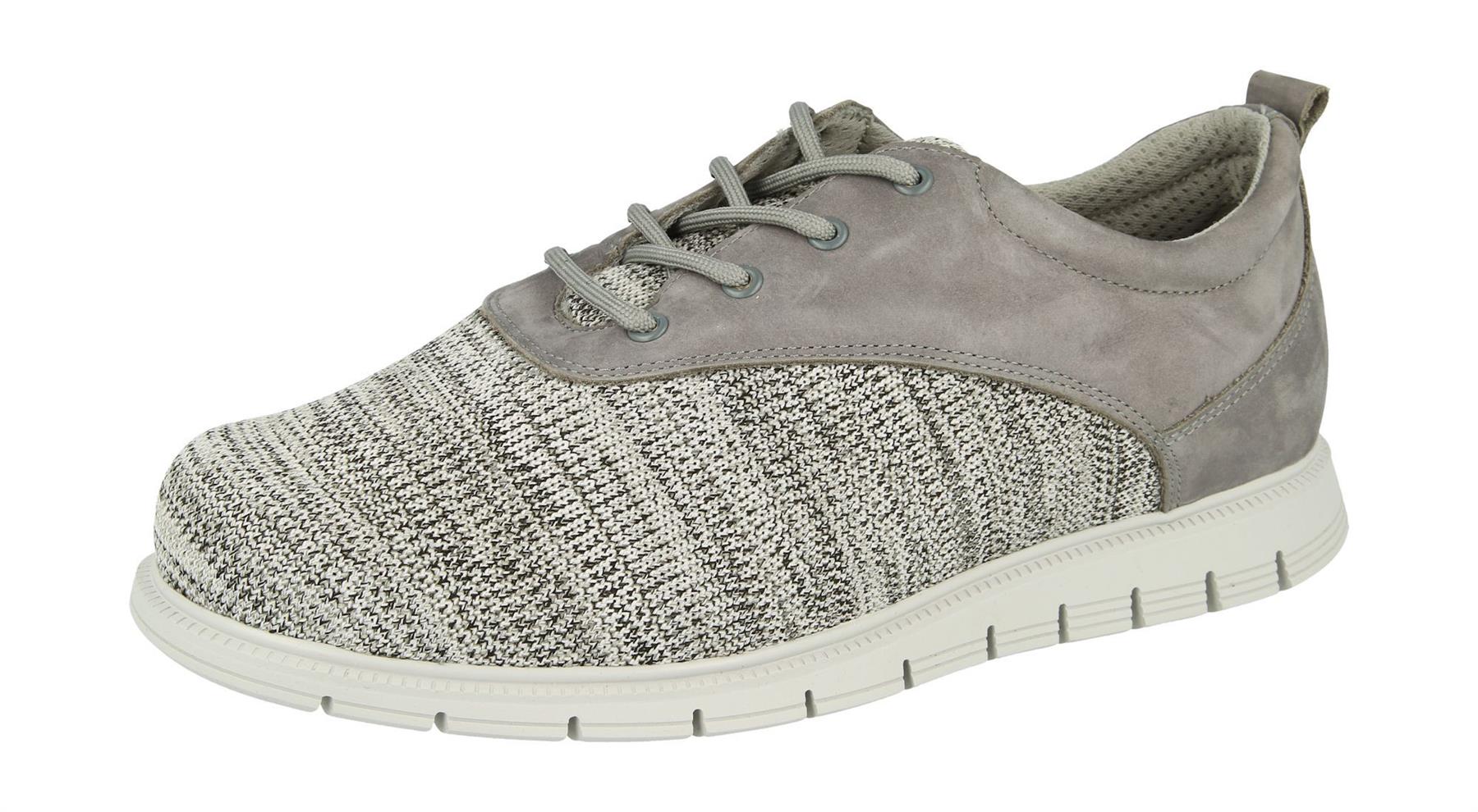 DB's Men's Extra Wide (2V Fit) Stretch Leisure Shoes (Mexico) in Grey