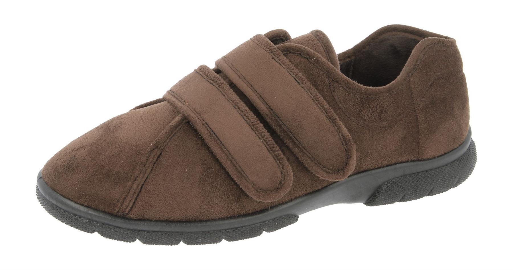 Men'S Slippers / House Shoes (Joseph)6V Wide Fit By Db Shoes in Brown