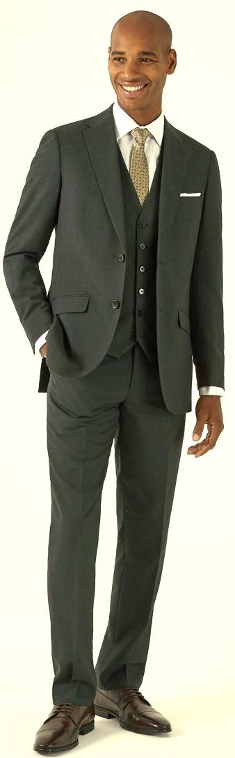 Skopes Harcourt Suit Trouser For Men's in Green, 28W to 52W