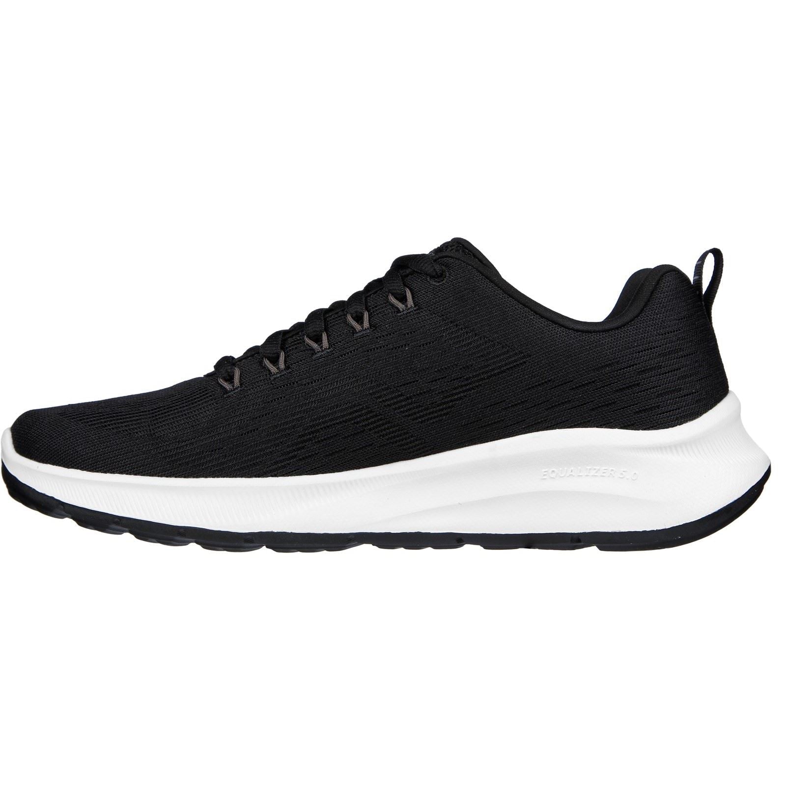 Skechers (GAR232519) Men's Equalizer 5.0 Trainers in Black/White 6 to 12