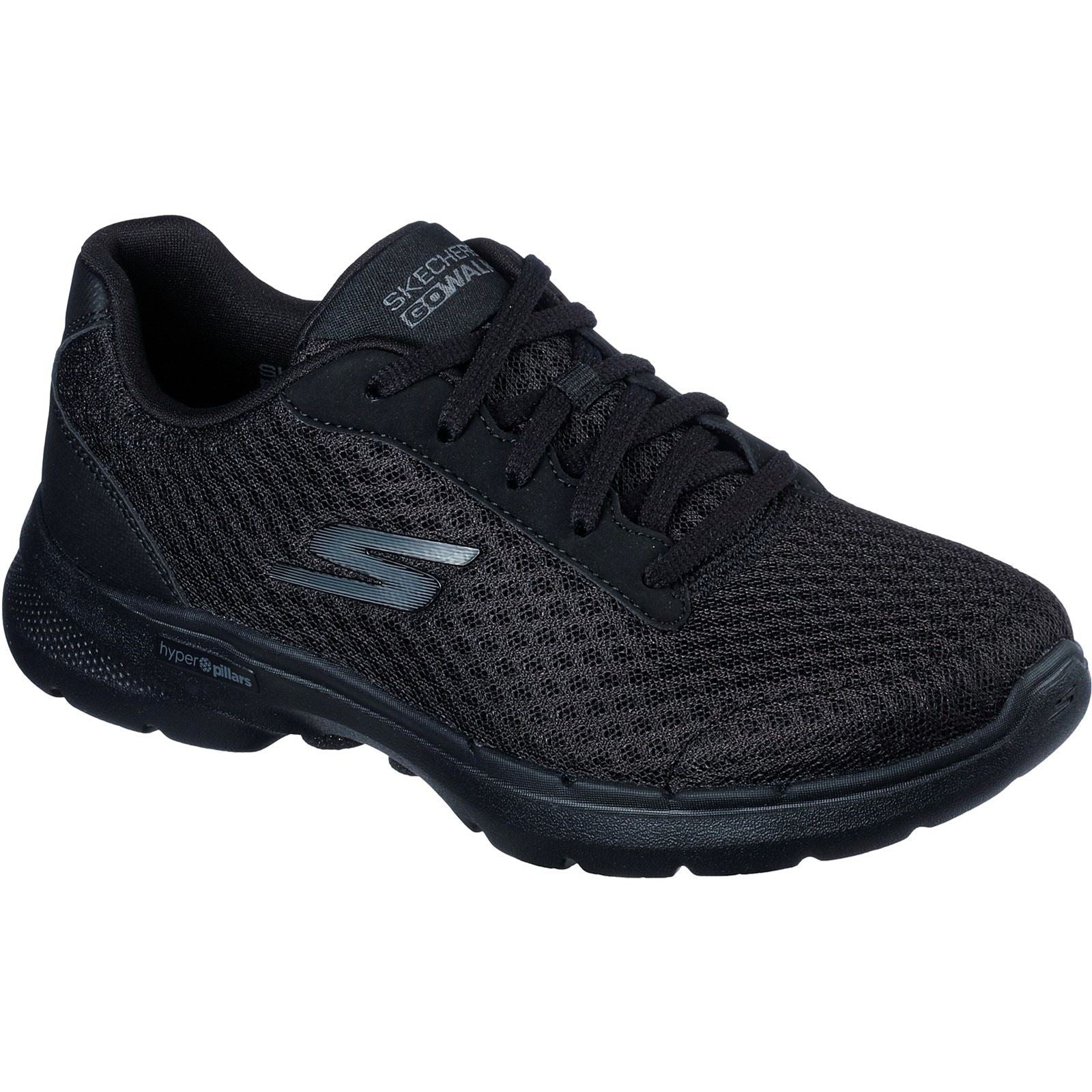 Skechers (GAR124514) Women's GOwalk 6 Iconic Vision Shoe in Black 3 to 8