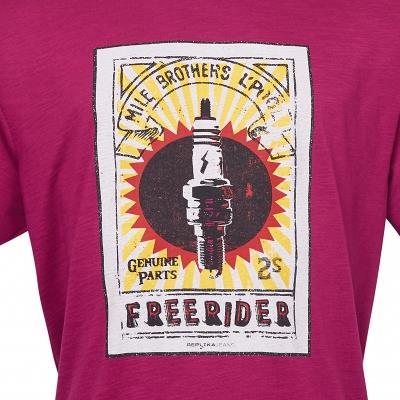 Replika Jeans Mens Big Size Printed Tee Shirt (11324B) XL-10XL, 2 Colours