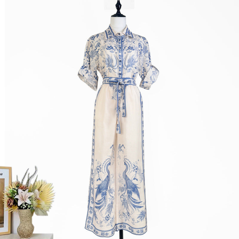 Rolled Sleeves Modest Summer Suit