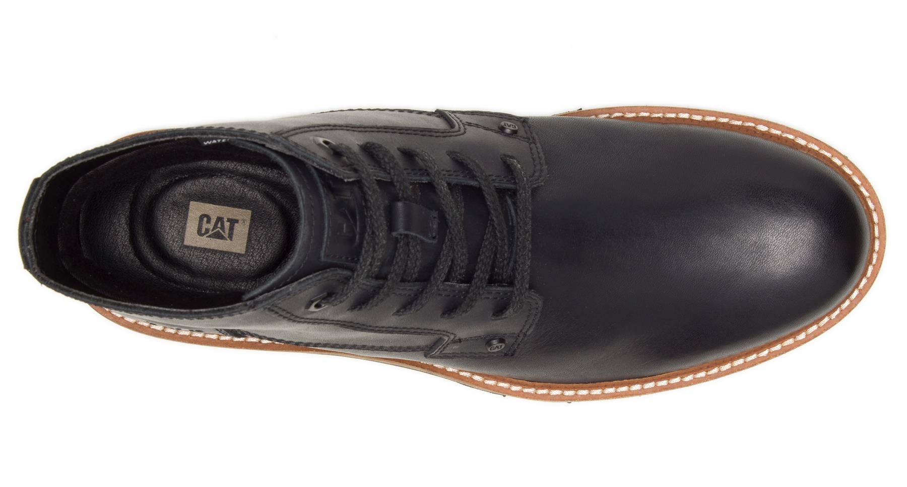 CAT Mens Wide Fit Water Proof Sleek Full Grain Robust Leather Shoes (51st Street)