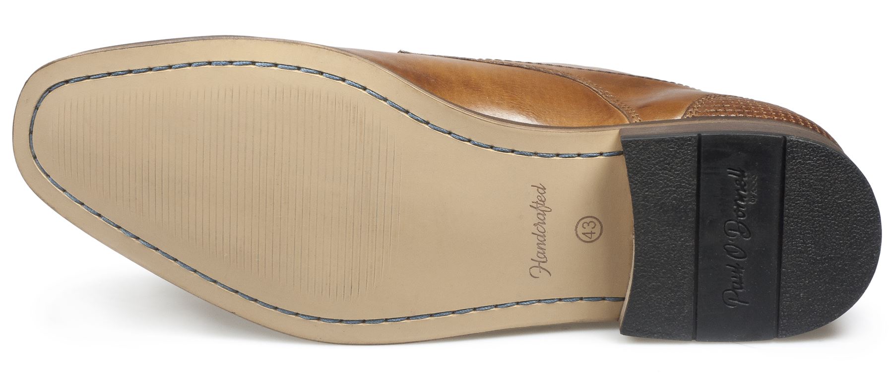 Pod Mens Lace up shoe (Vermont) in Cognac