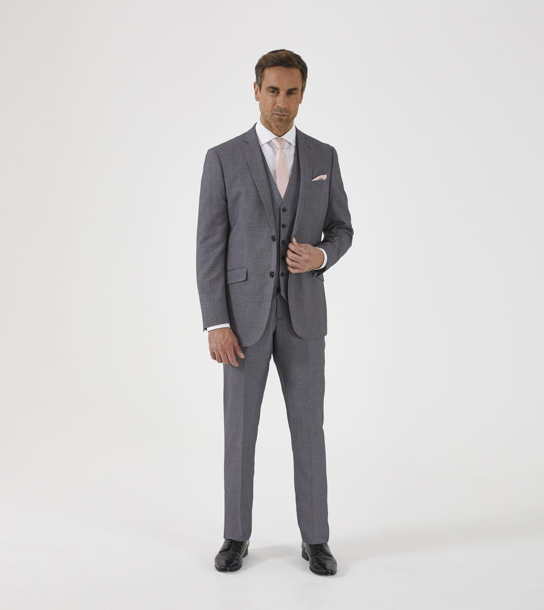 Skopes Men's Tailored Fit Harcourt Jacket in Silver 34 Short to 68 Long