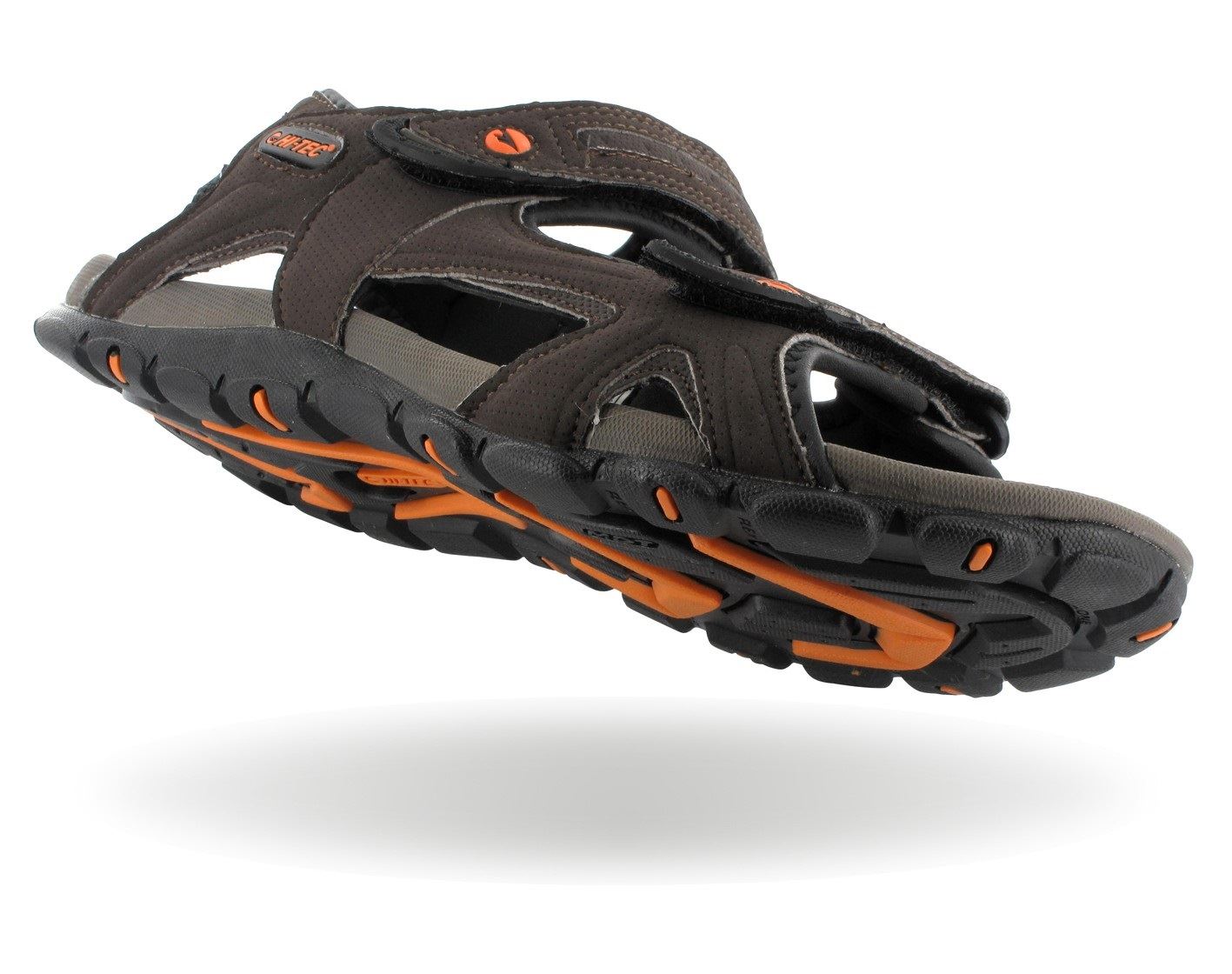 OWAKA MEN'S WALKING SANDAL IN DARK BROWN & TAUPE