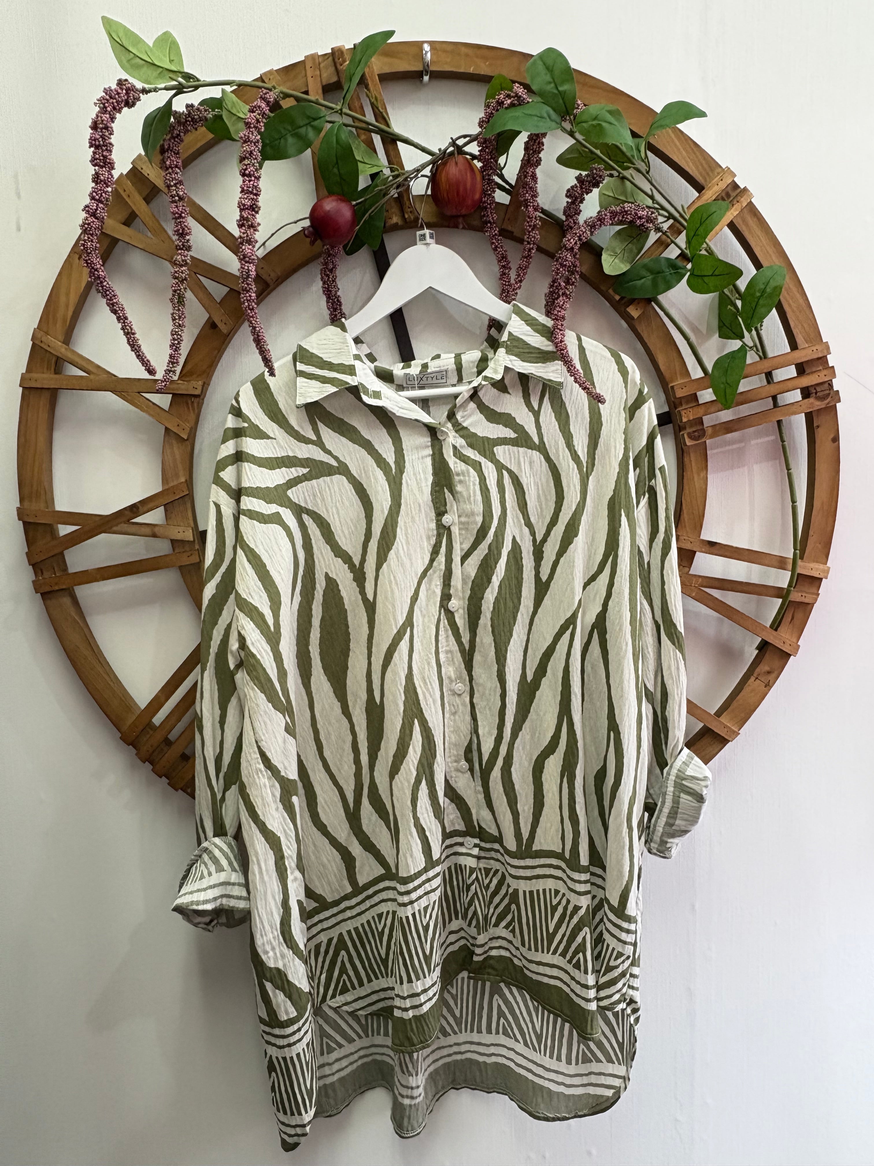 Luxtyle Zebra Co-ord Set – One Size (Fits 8–16/18)