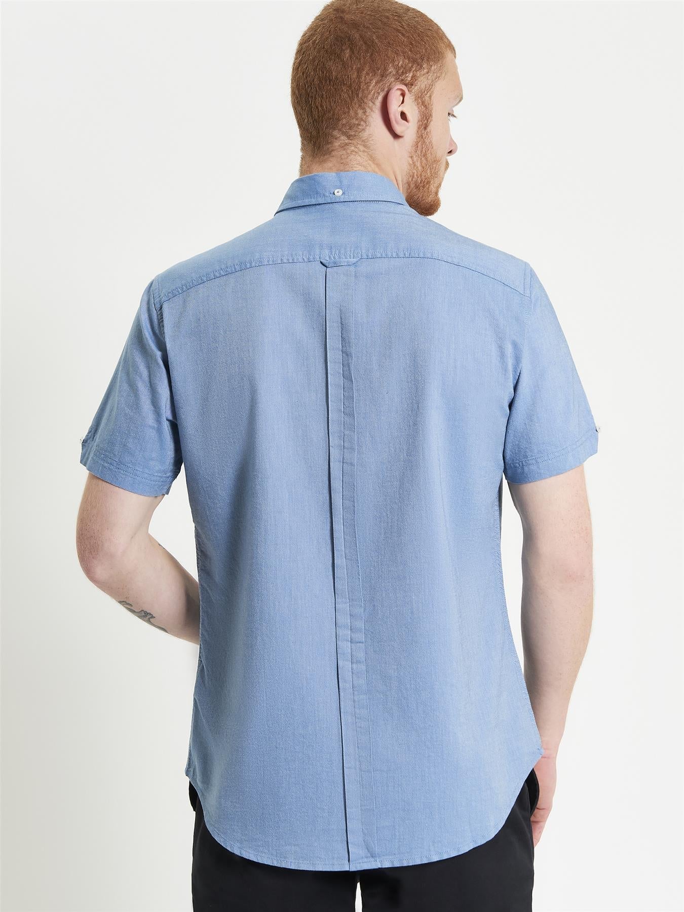 Ben Sherman Signature Oxford Short Sleeve Shirt For Men in 2 Colours, 2XL-5XL