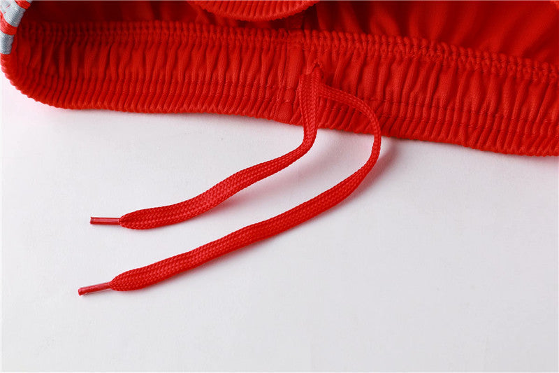 Print on Demand Men's And Women's Fashion Casual Short-sleeved Shorts Suit