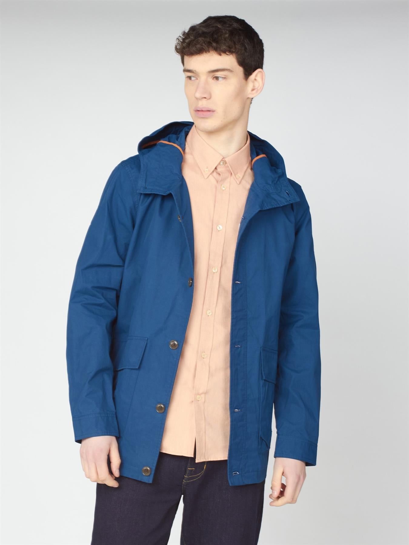 Ben Sherman Mens Big Size Short Sleeve Organic Cotton Oxford Shirt (65095) 2XL-5XL, 4 Colours