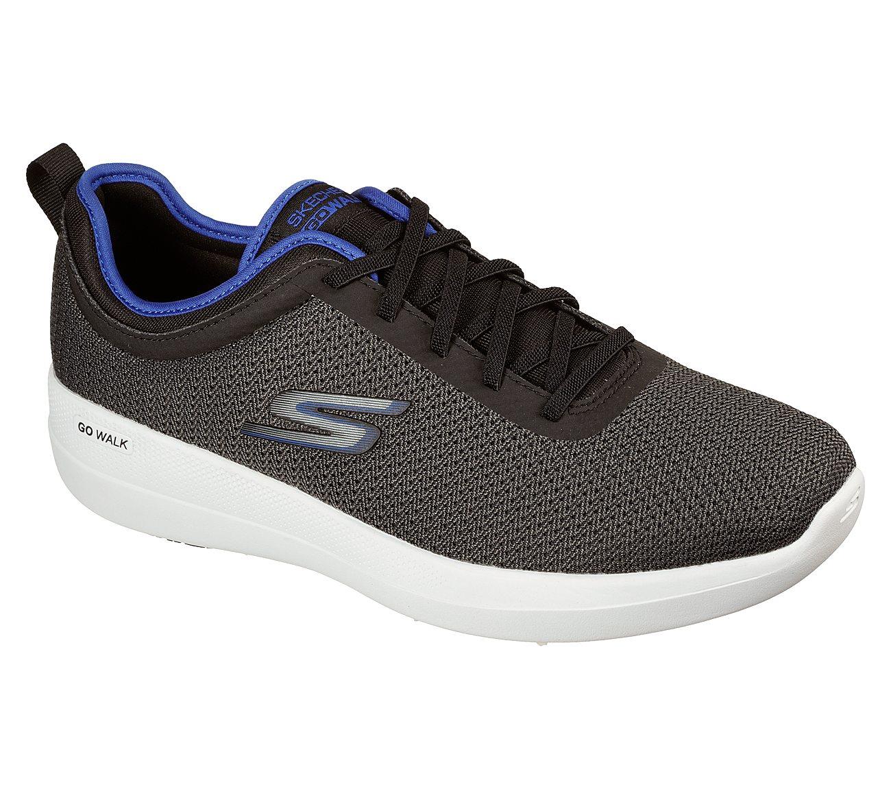 SKECHERS Men's GOwalk Stability - Progress shoe in Black/Blue