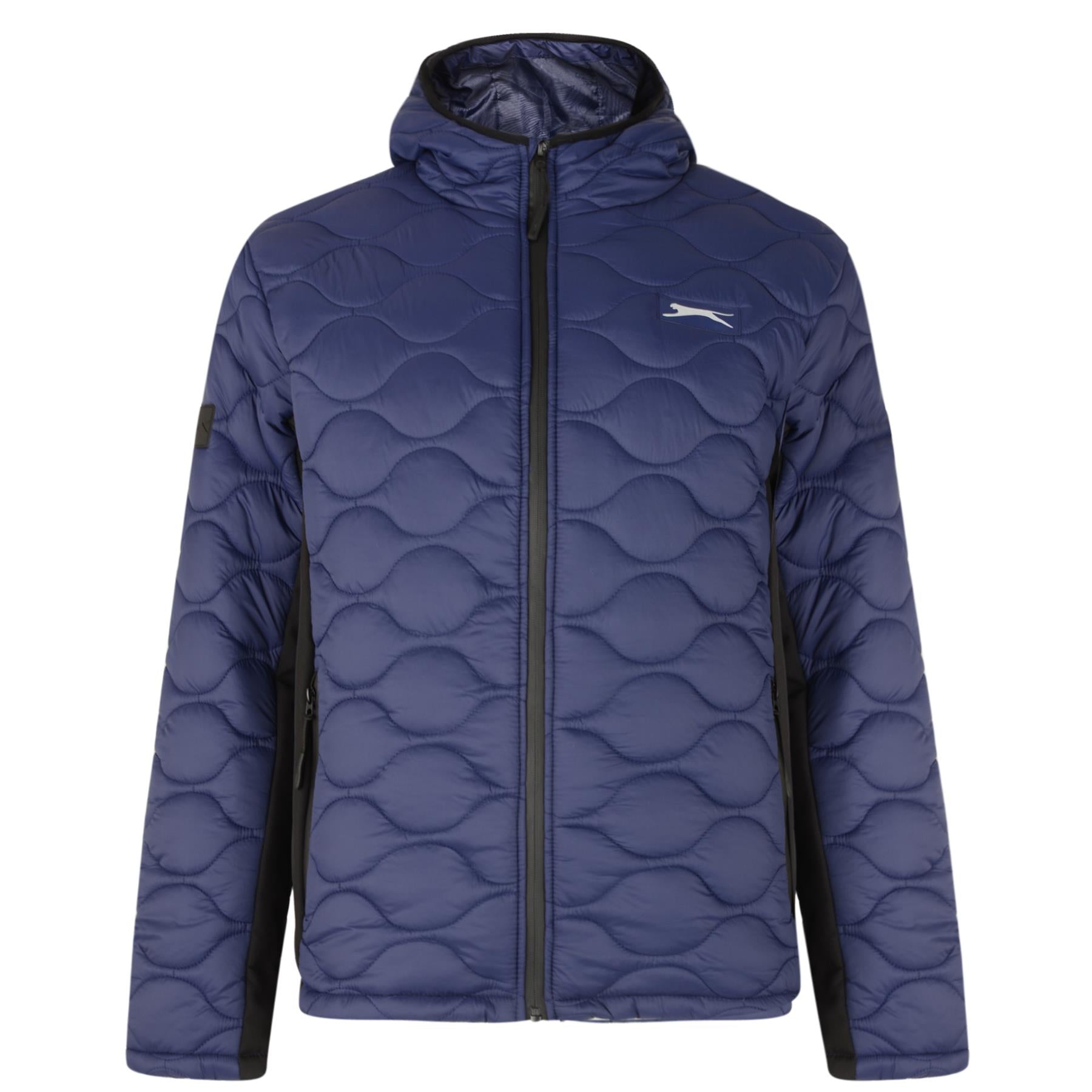 Slazenger Mens Big Size Chevron Quilted Jacket (Cash)
