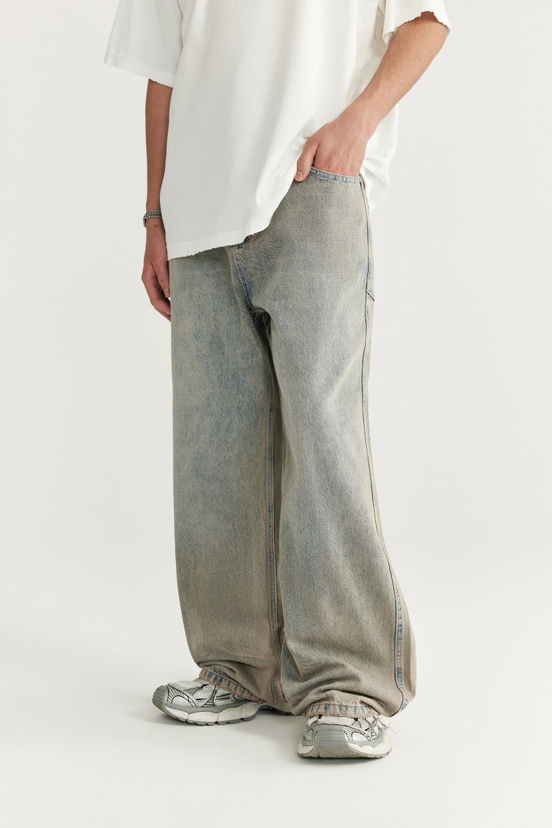 Fashion Street Loose Casual Pants for Men - Straight Fit