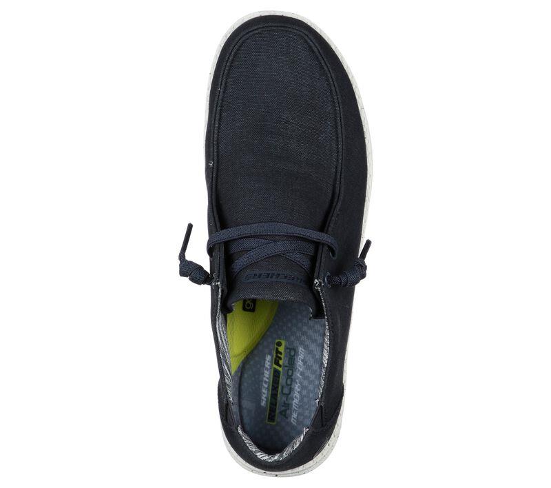 Skechers (210101) Men's Relaxed Fit: Melson - Chad Canvas Shoes in 2 Colours 8 to 15