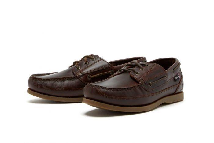 Chatham Rockwell Wide Fit Deck Shoes in Dark Sea Horse