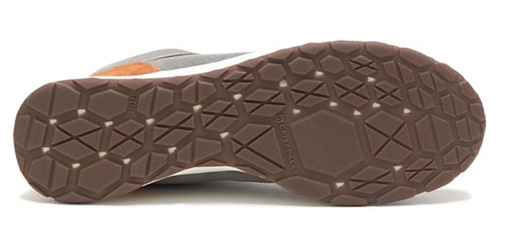 CAT Mens Wide Fit Code Quest Mid Athletic Casual Shoes in Charcoal