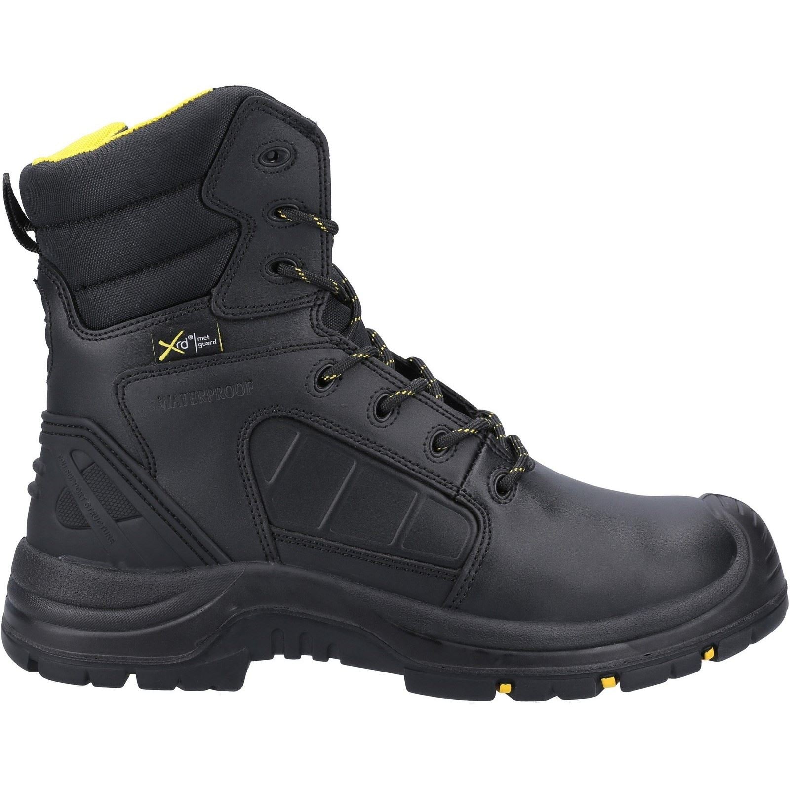 Amblers Men Boots - AS350C Berwyn Hi-Leg Metatarsal Safety Boot in Black, 4-14