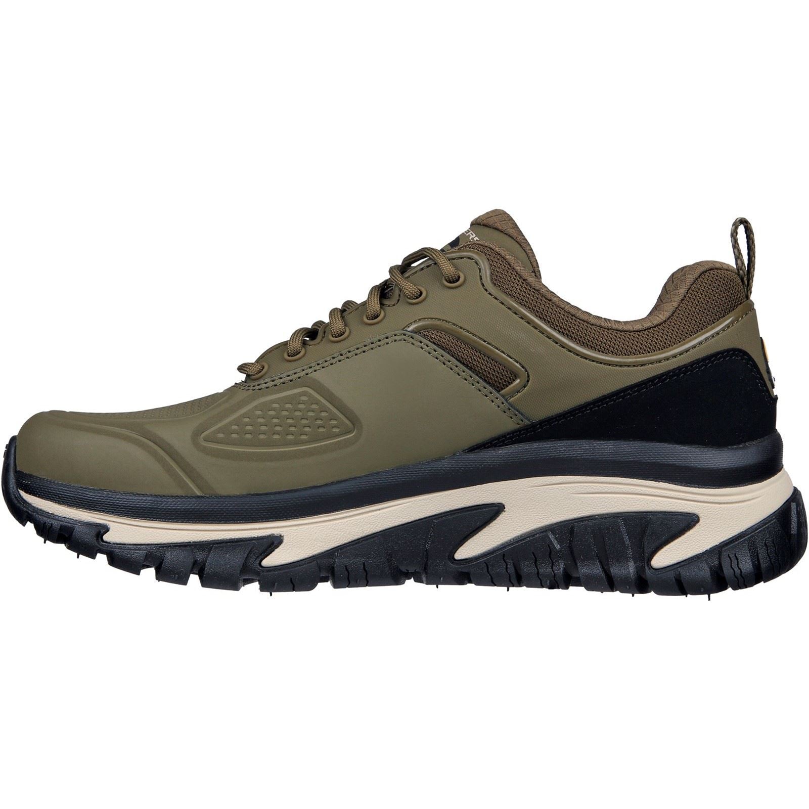 Skechers (GAR237333) Men's Relaxed Fit: Arch Fit Road Walker - Recon Boot in Olive/Black 6 to 12