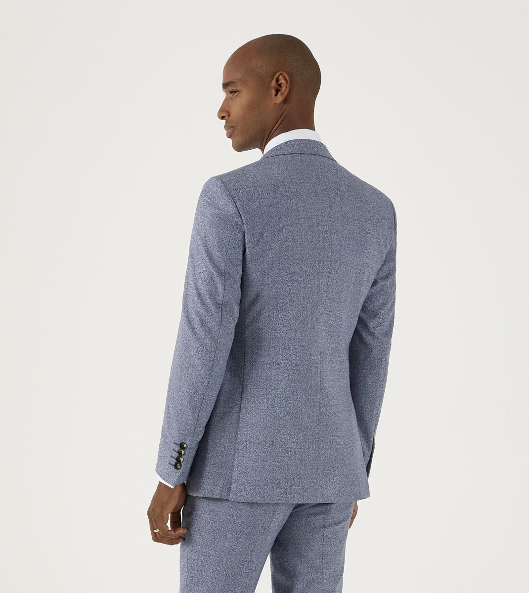 Skopes Slim Fit Jodrell Suit Jacket For Men in Blue Marl, 34S-48L