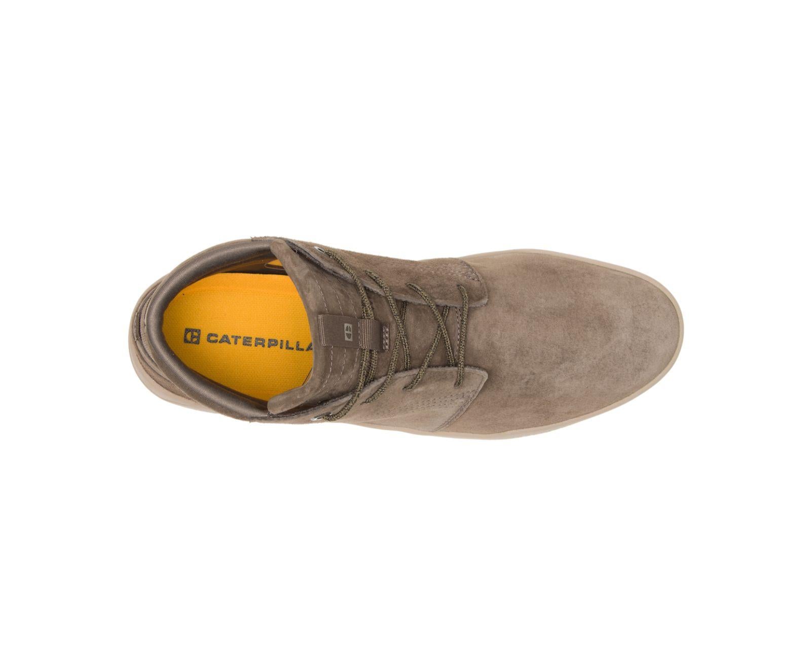 CAT Mens Code Hex Mid Shoes in Muddy Argile