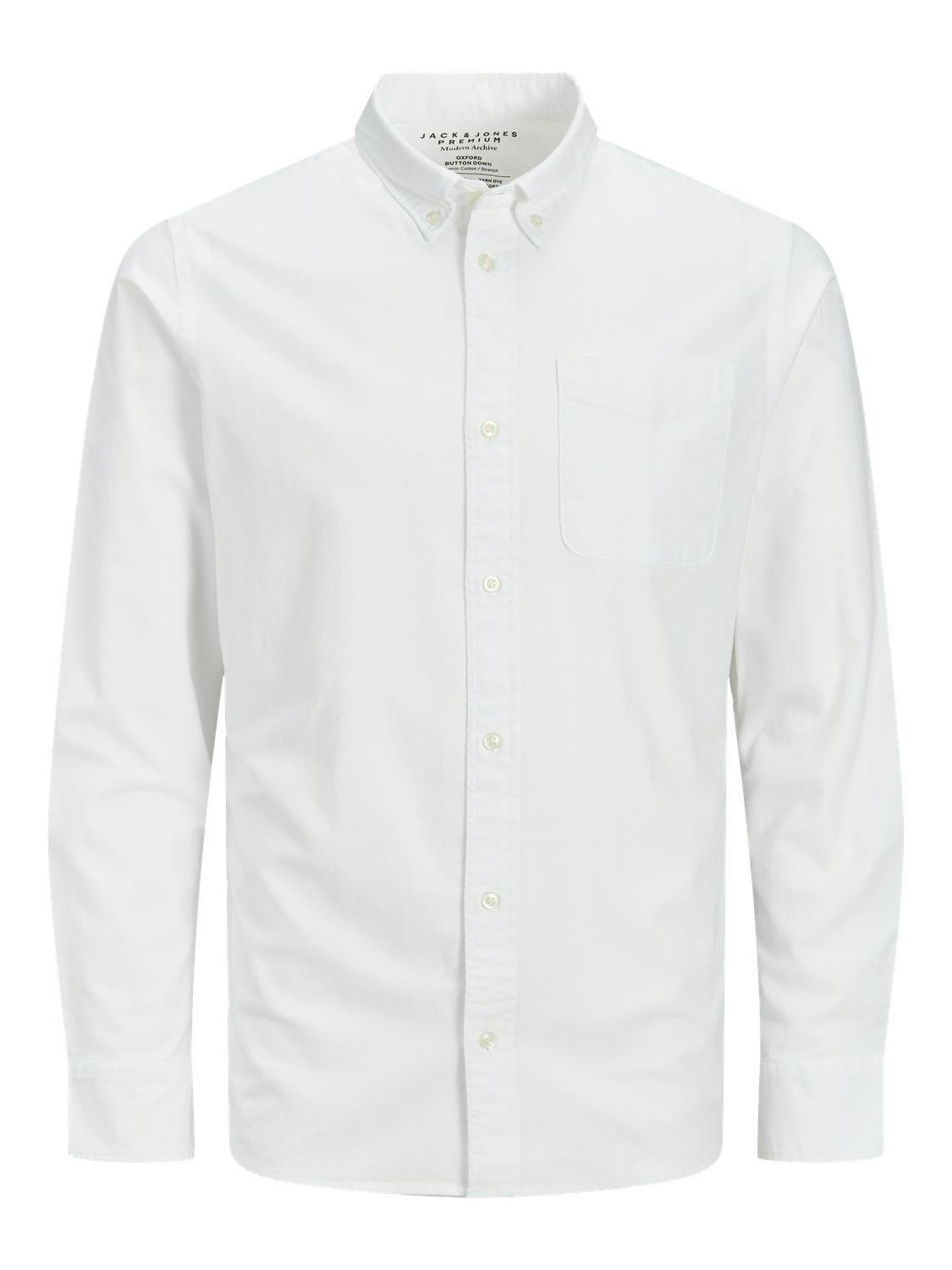 Jack & Jones Oxford Shirt With Long Sleeves For Men (JPRBLUBROOK) in 8 Colours, L-XL