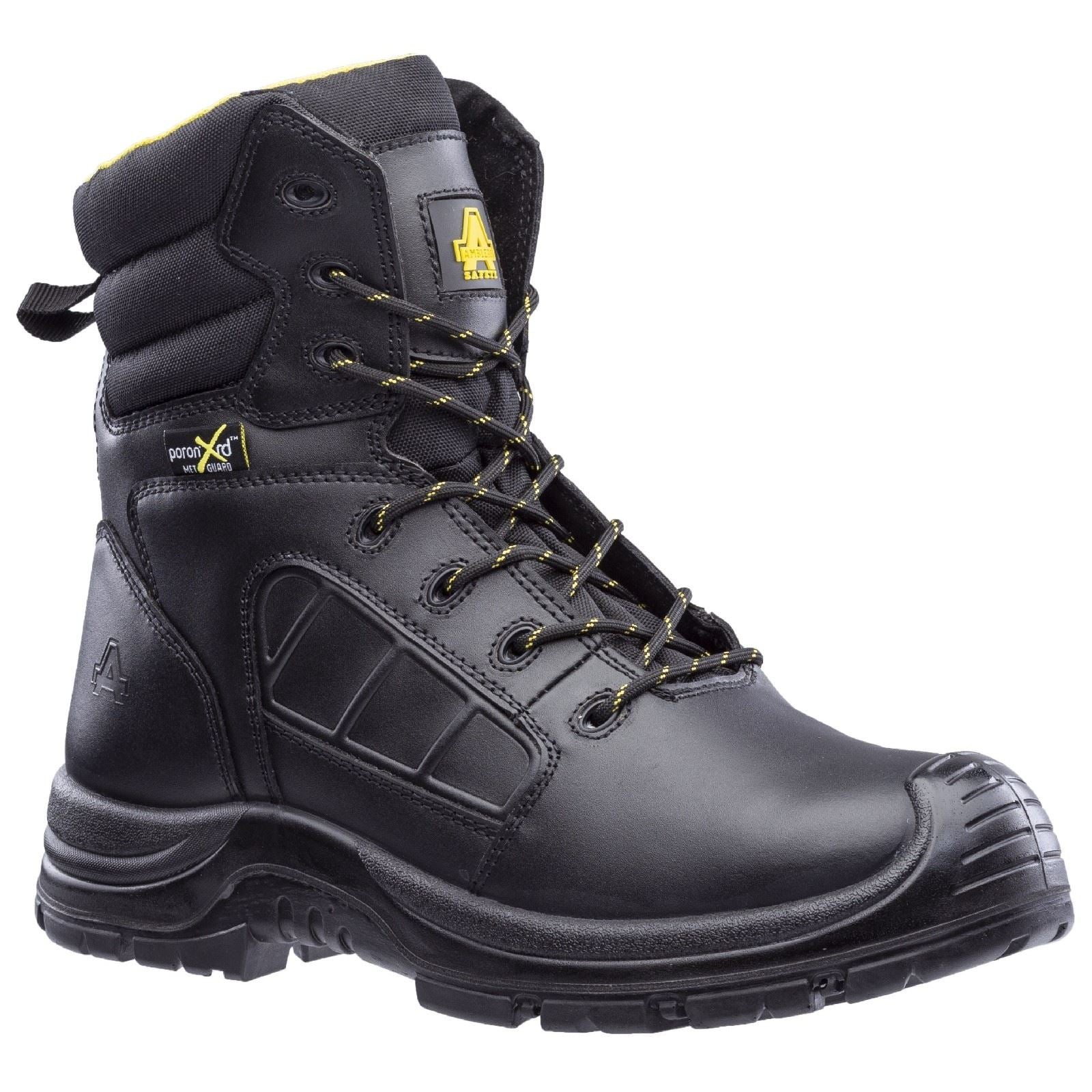 Amblers Men Boots - AS350C Berwyn Hi-Leg Metatarsal Safety Boot in Black, 4-14