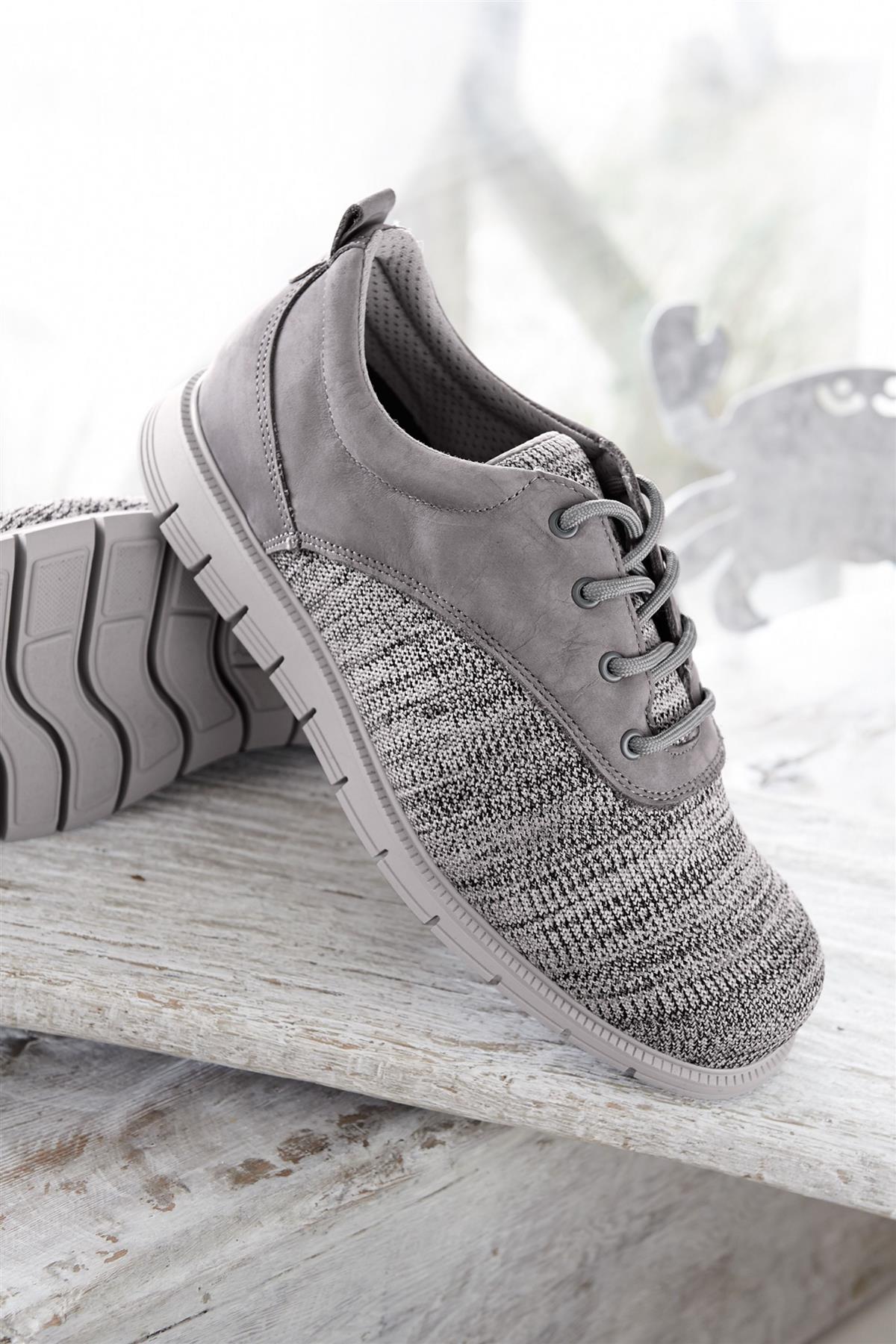 DB's Men's Extra Wide (2V Fit) Stretch Leisure Shoes (Mexico) in Grey