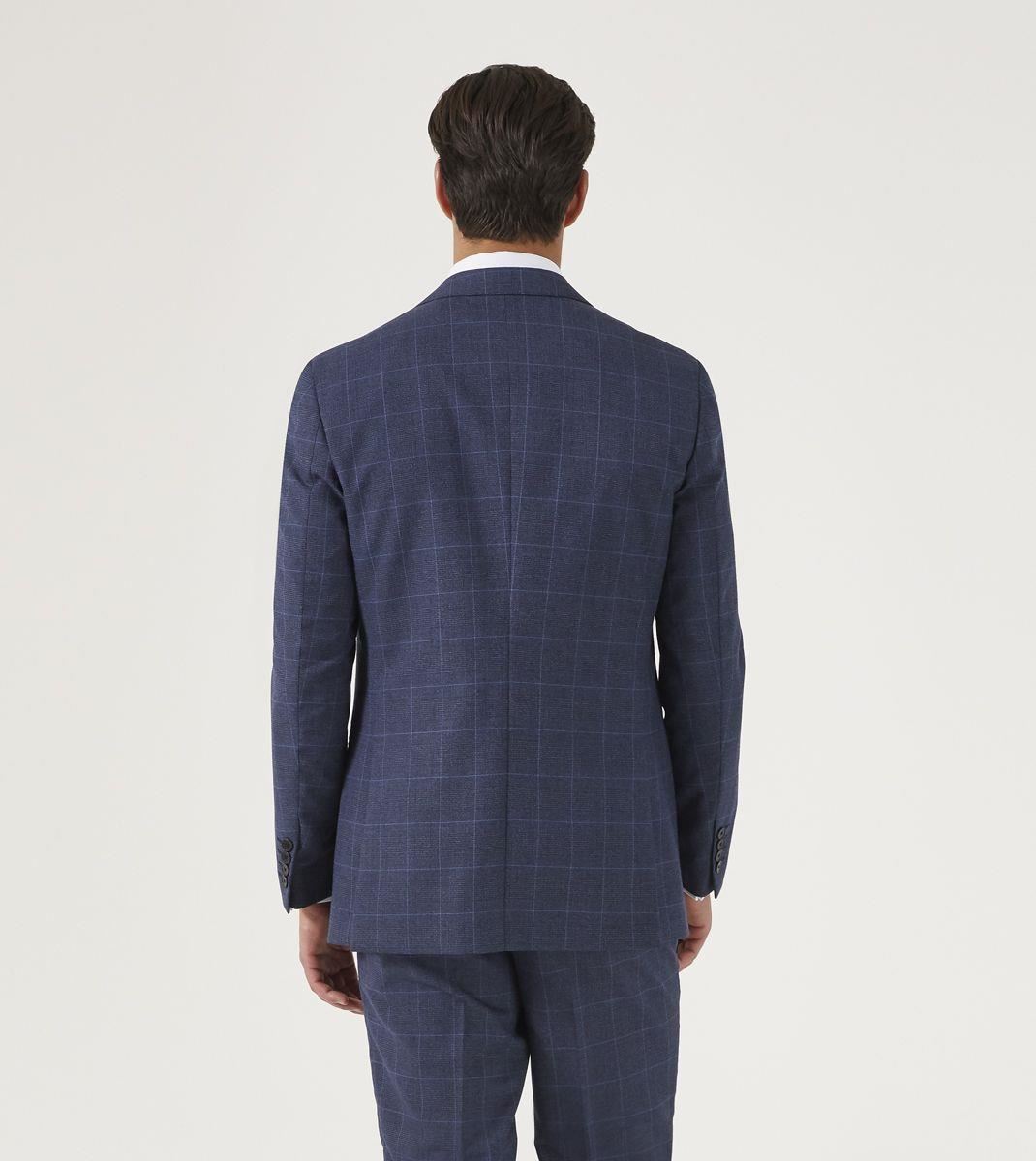 Skopes Tailored Fit Men's Anello Suit Jacket in Blue 34 to 62