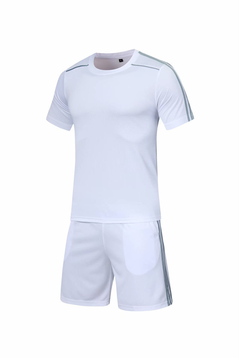 Print on Demand Men's And Women's Fashion Casual Short-sleeved Shorts Suit