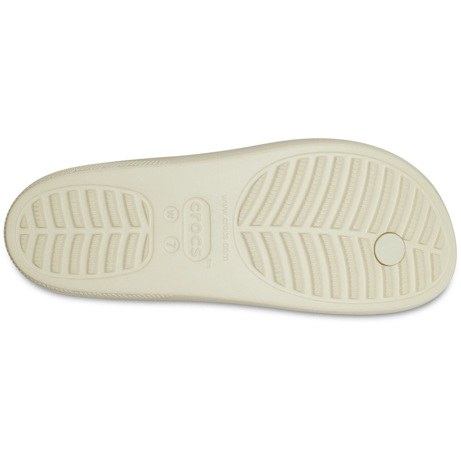 Crocs Women's Classic Summer Nostalgia Platform Flip Flop in Bone Multi 4 to 8