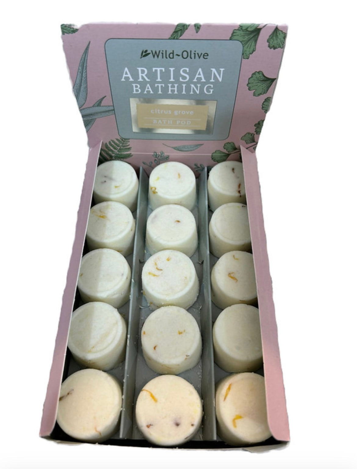 Wild Olive Bath Pods – Handmade Essential Oil Bath Fizzers