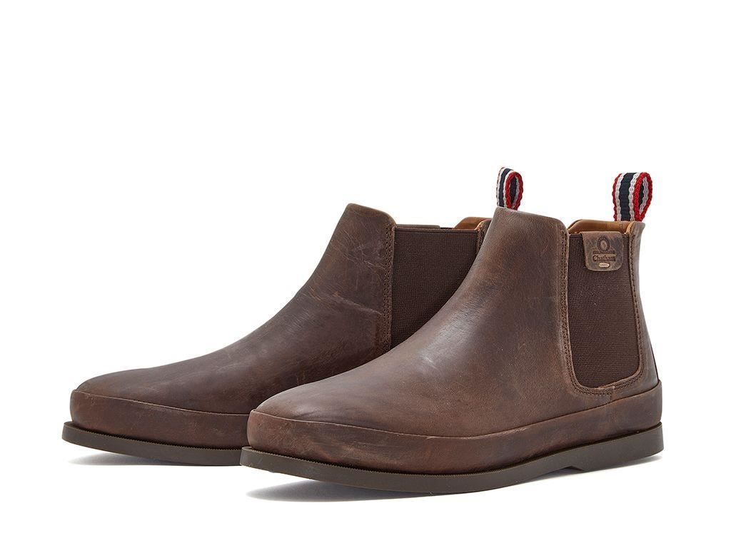 Chatham Men's Premium Leather Chelsea Boot in 3 Color Options 6 to 15
