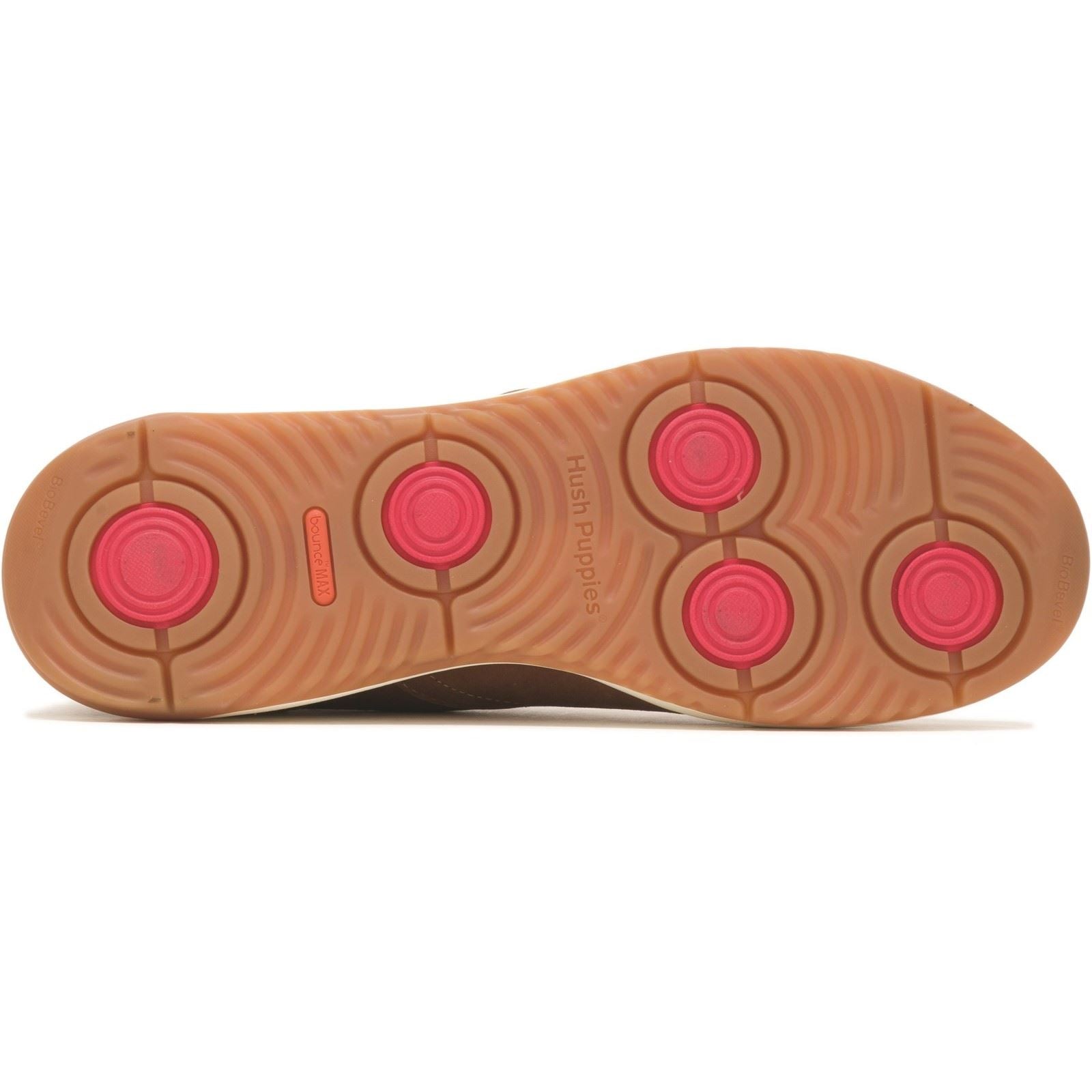 Hush Puppies Felix Perf Laces Mens Shoes in Cognac