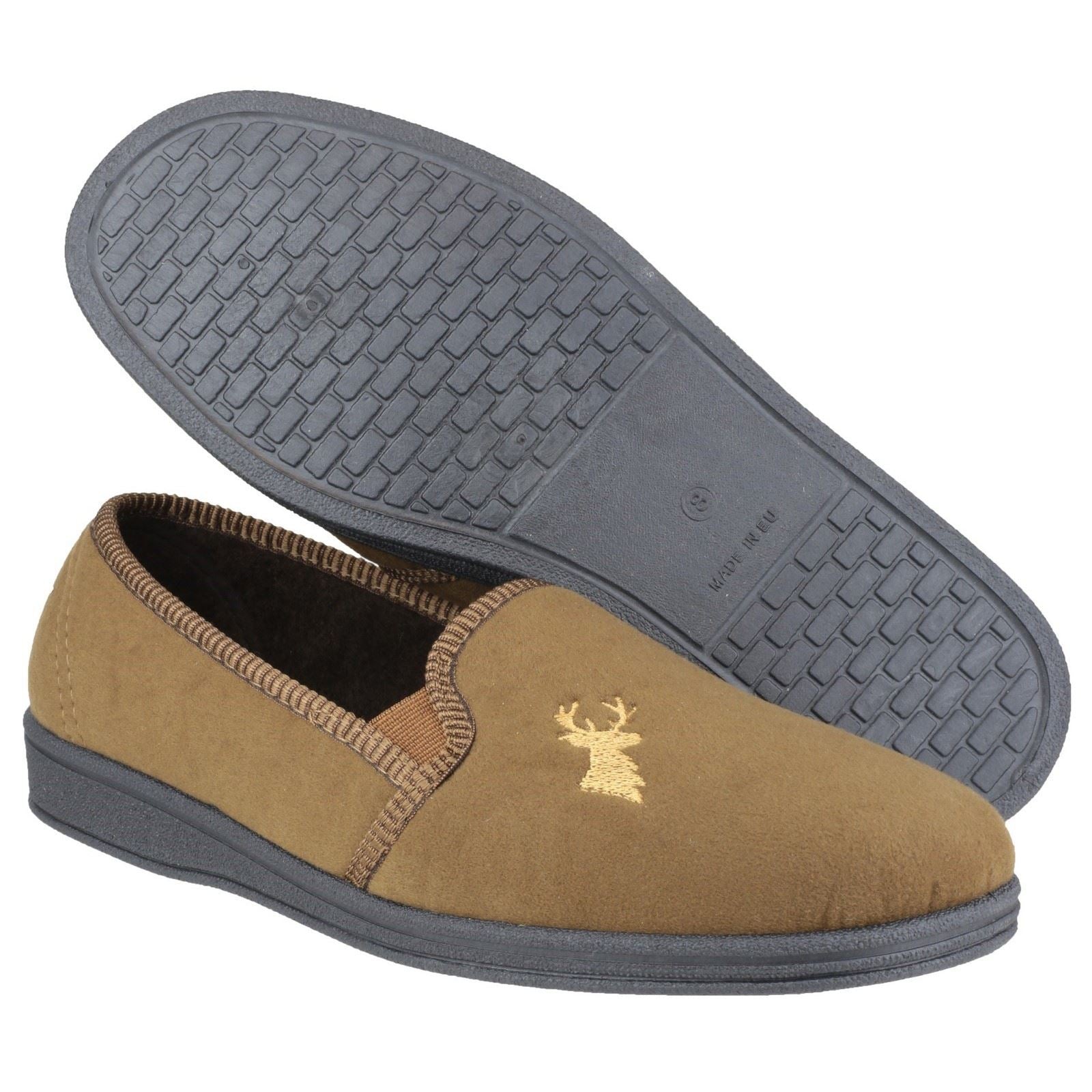 Mirak Men Slipper - Stag in 3 Colours, 6 to 12
