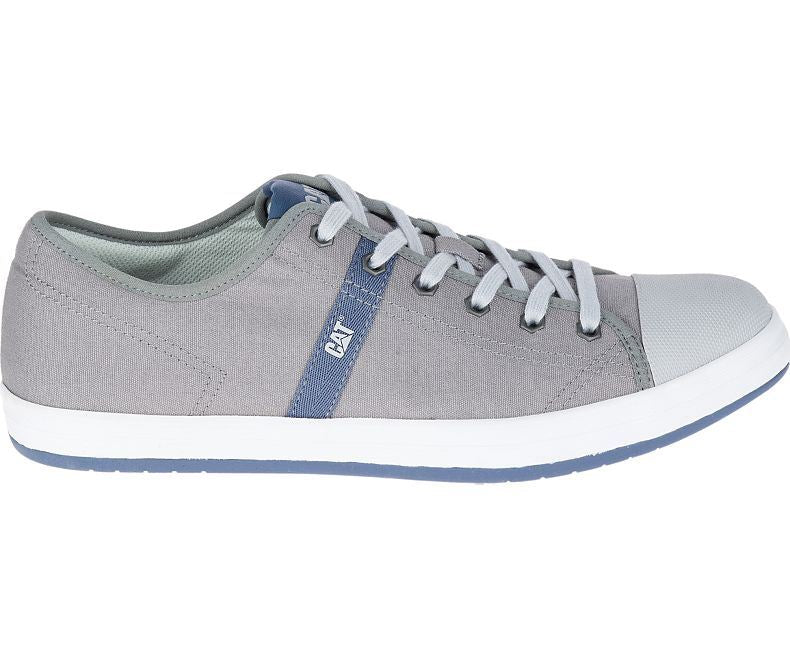 CAT Mens Checklist Canvas Sneakers in Grey (P722232)