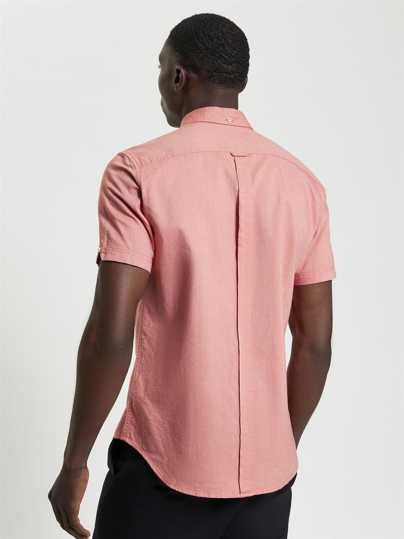 Ben Sherman Signature Oxford Short Sleeve Shirt For Men in 2 Colours, 2XL-5XL