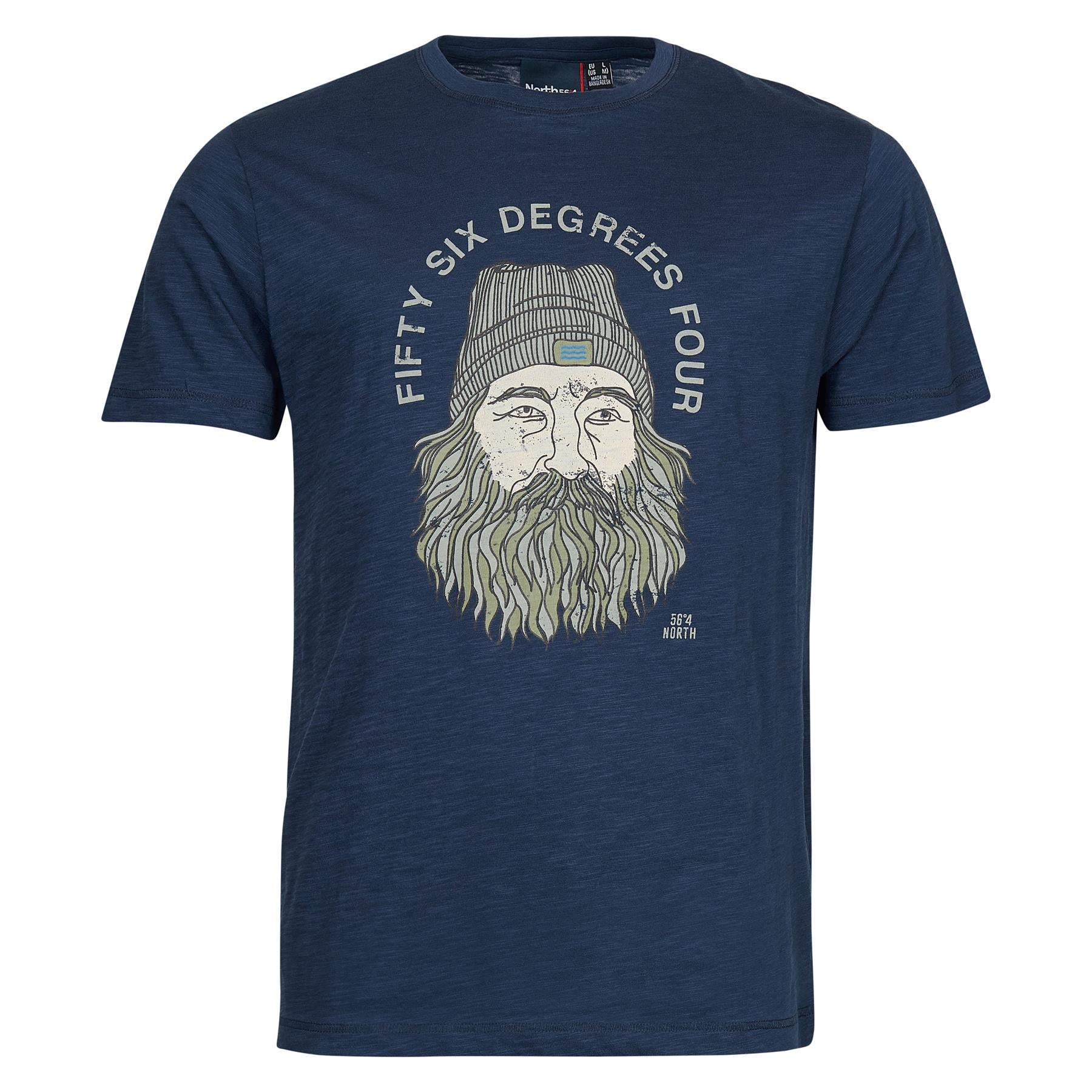 North 564 Mens Big Size Printed Cotton Tee Shirts (03104)