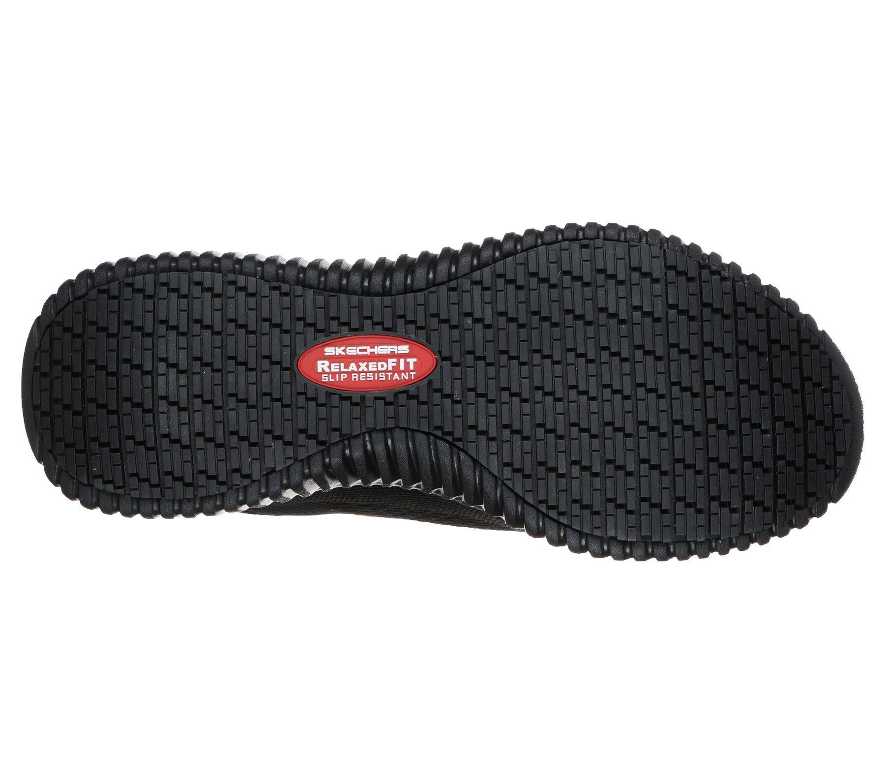 Skechers Women's Work Relaxed Fit Cessnock-Carrboro SR Shoes in Black 3 to 9