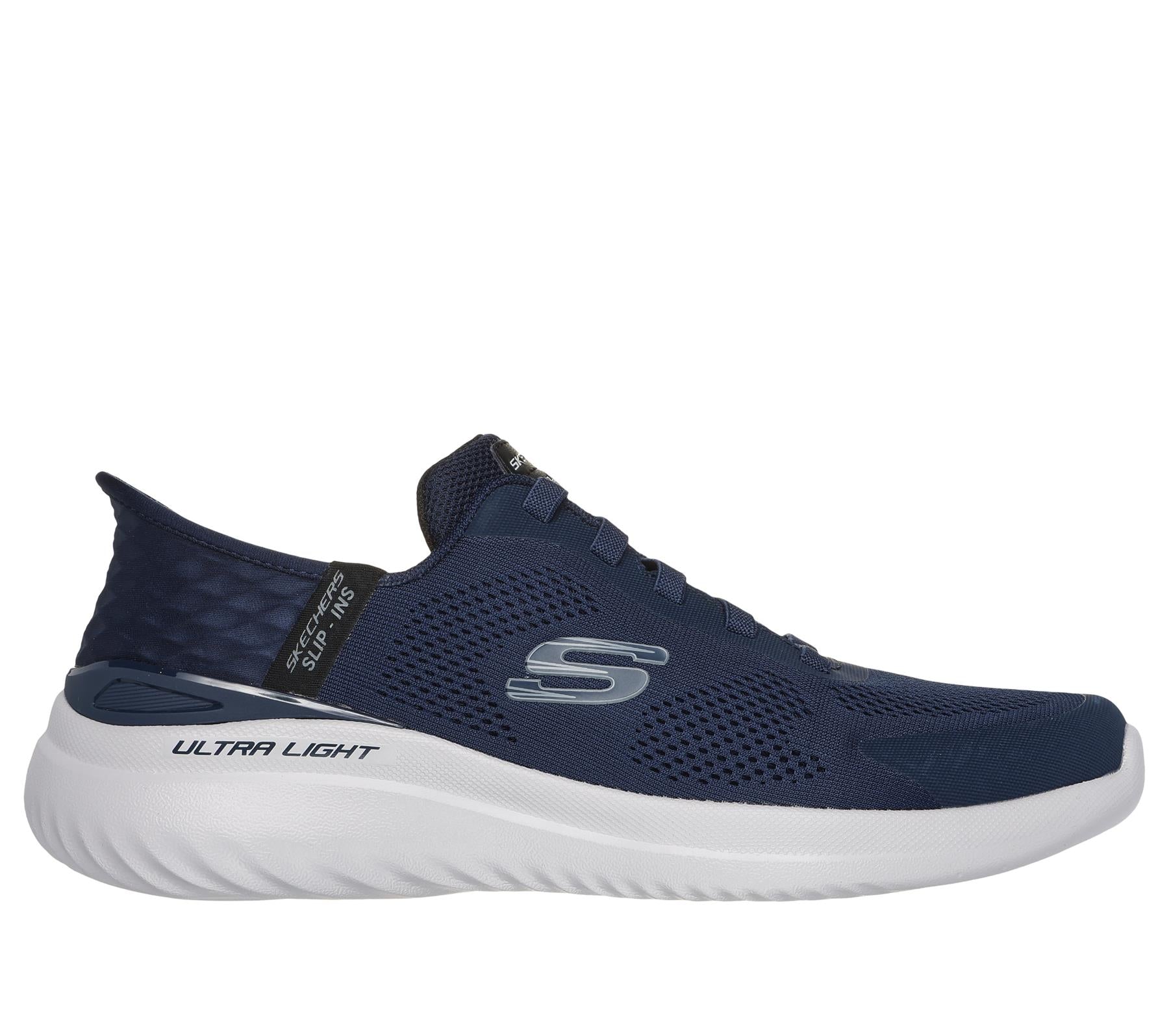 Skechers Slip On Sneaker Shoe For Men Bounder 2.0 Emerged Slip-Ins in Navy, 5.5-13