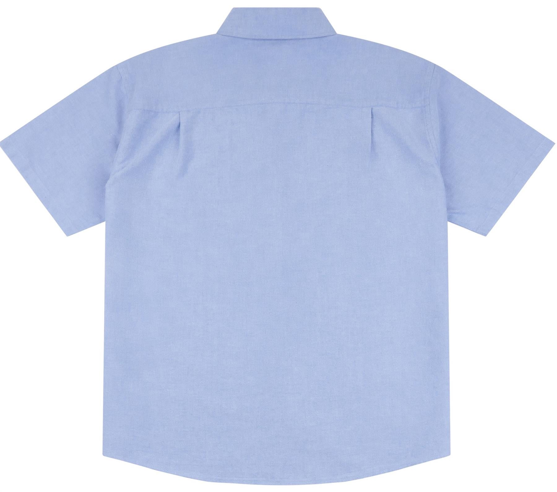 US Polo Plus Size Oxford Short Sleeve Shirt in Blue Yonder, 3XL