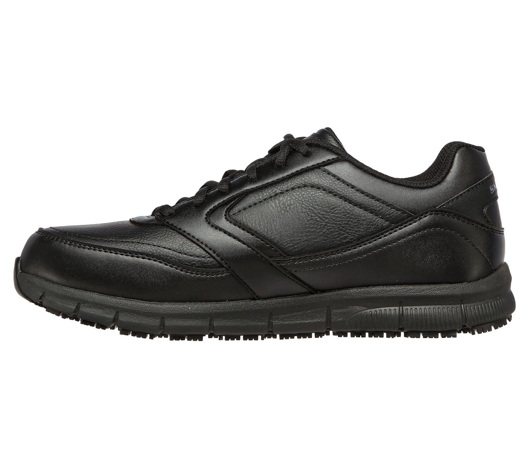 Skechers (77156EC) Mens Nampa Work Shoes in Black Size 8 to 12