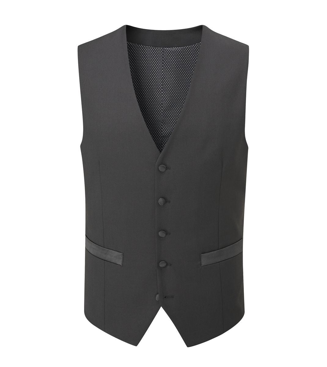 Skopes Latimer Dinner Suit Waistcoat For Men's in Black, 34R to 72R