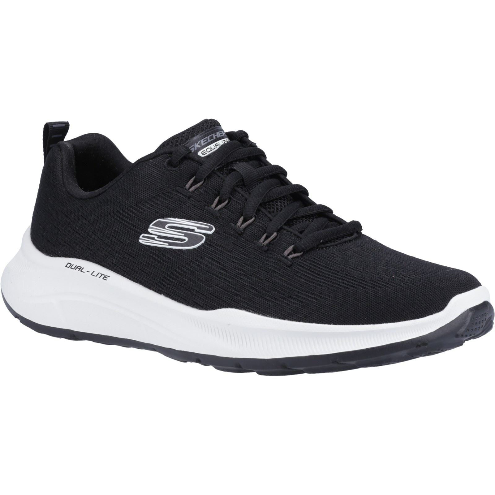 Skechers (GAR232519) Men's Equalizer 5.0 Trainers in Black/White 6 to 12