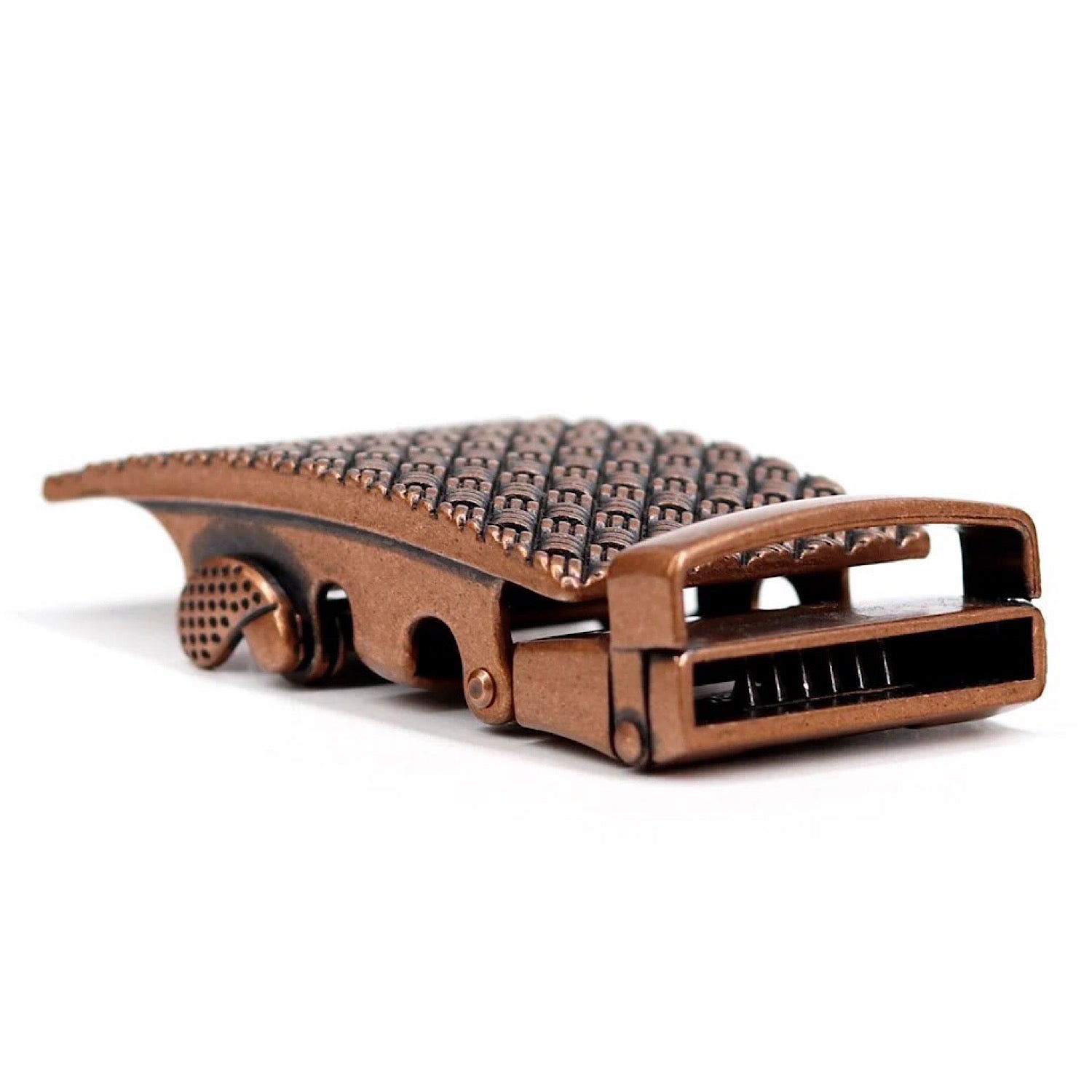 QHA Mens Automatic Sliding Belt Buckle Replacement for Ratchet Leather Belt A01