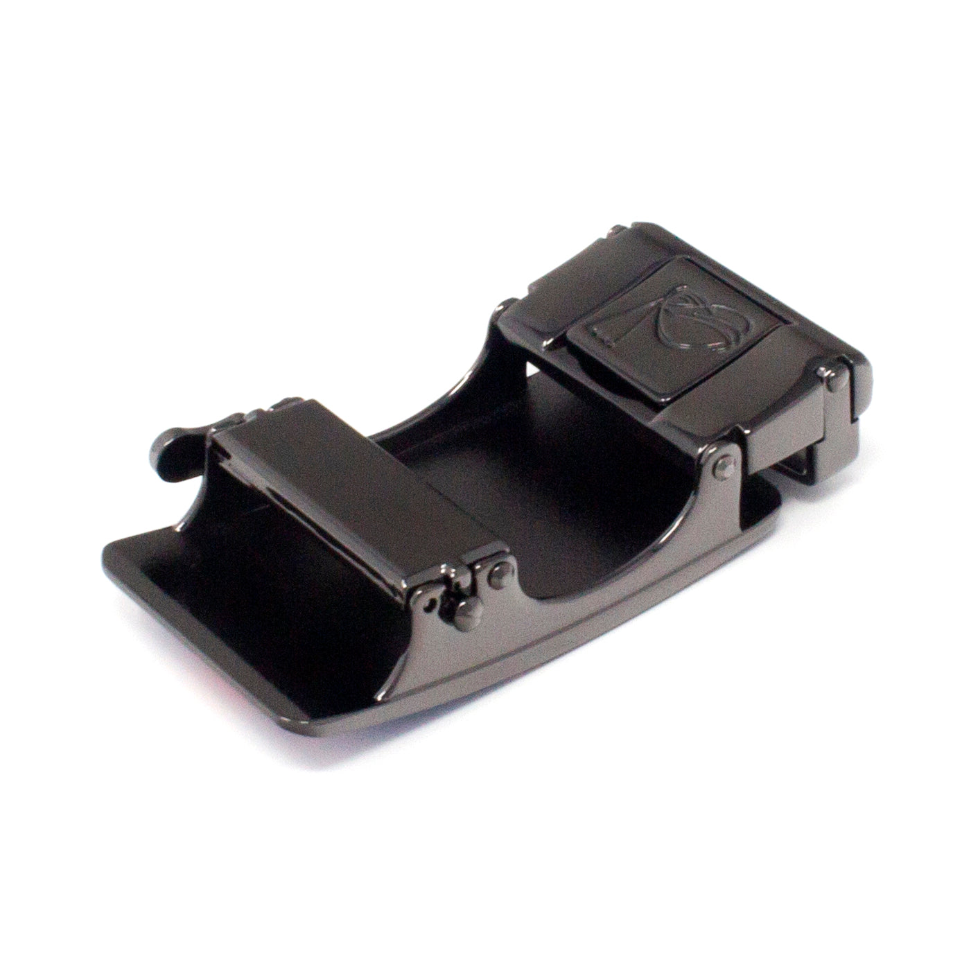 QHA Mens Automatic Sliding Belt Buckle Replacement for Ratchet Leather Belt A03