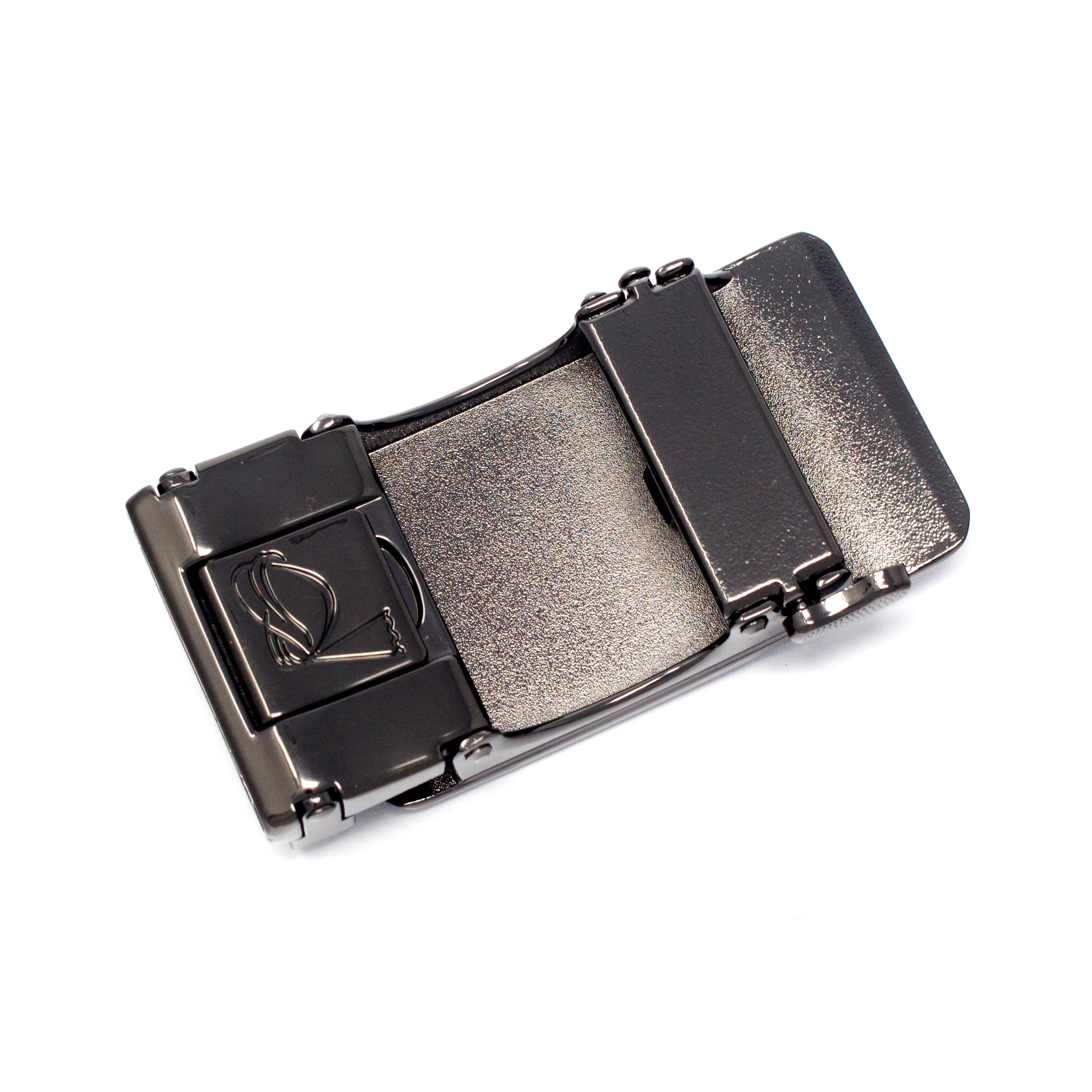 QHA Mens Automatic Sliding Belt Buckle Replacement for Ratchet Leather Belt A04