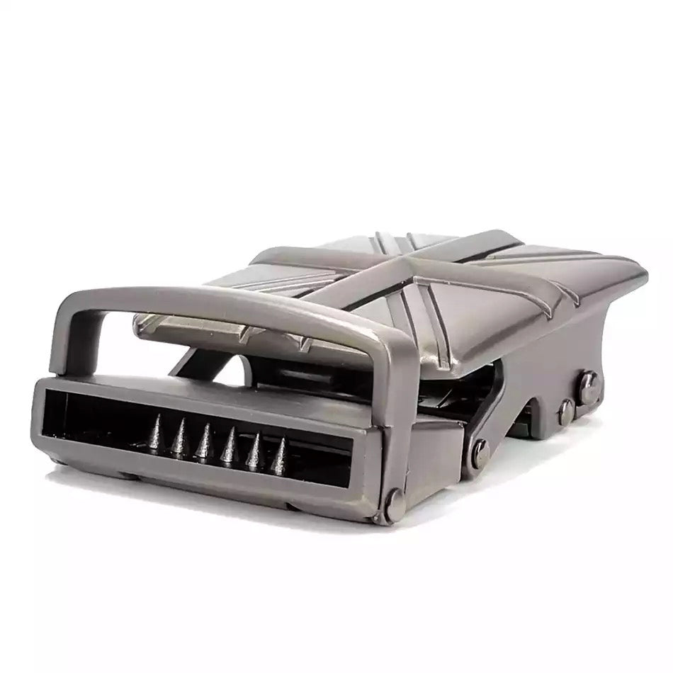 QHA Mens Automatic Sliding Belt Buckle Replacement for Ratchet Leather Belt A07