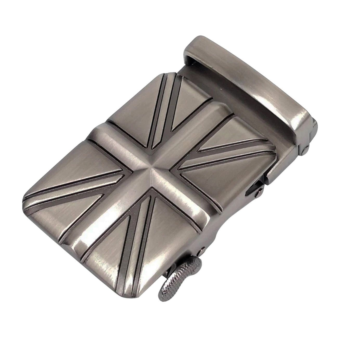 QHA Mens Automatic Sliding Belt Buckle Replacement for Ratchet Leather Belt A07