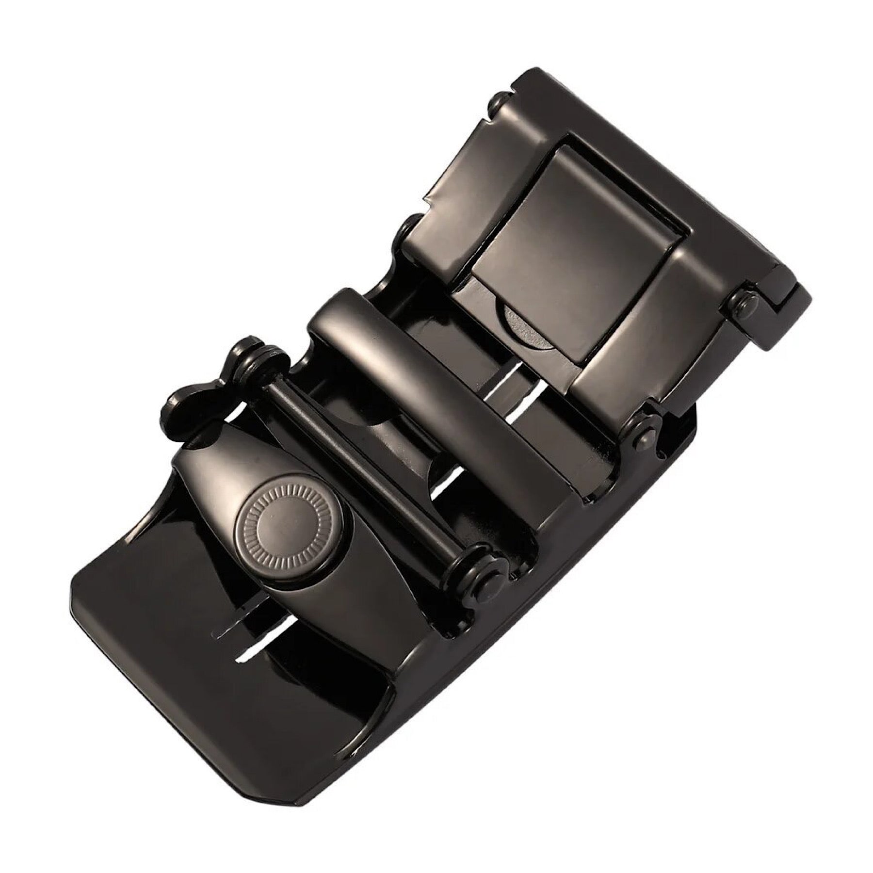 QHA Mens Automatic Sliding Belt Buckle Replacement for Ratchet Leather Belt A100